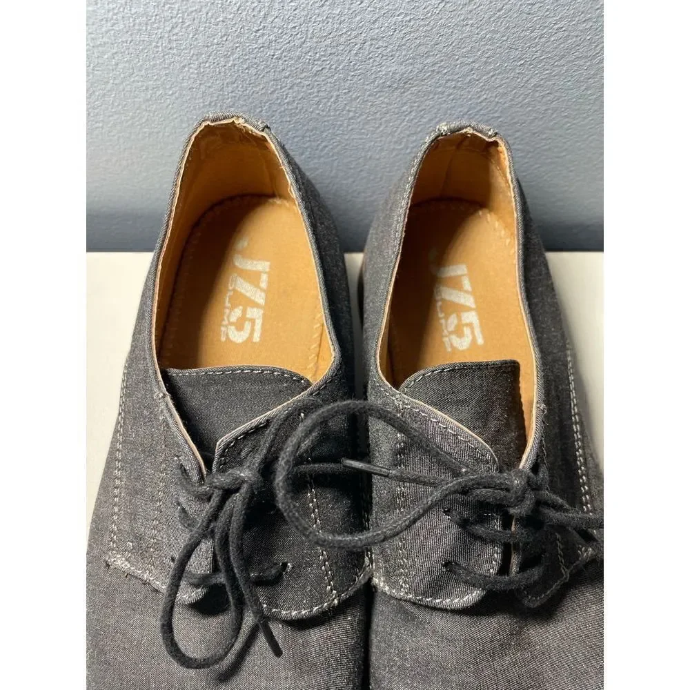 J75 Jump Padrino Dress Shoes Sz 9 Round Toe Grey